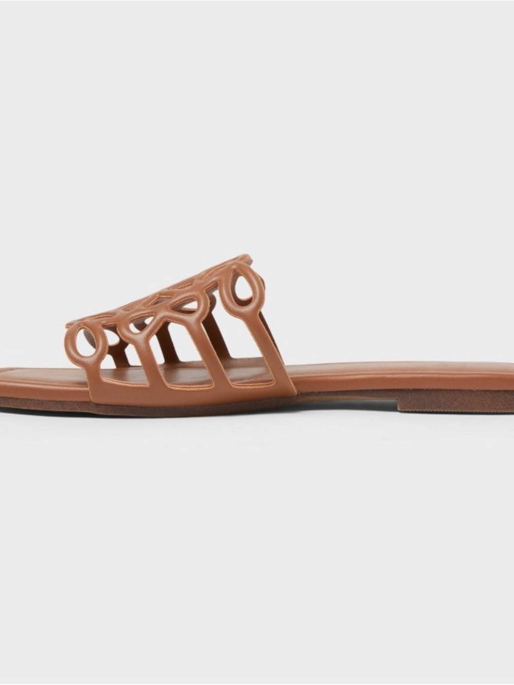NWT A New Day Women’s Fiona Slide Sandal in Beige Brown Size 8W - Picture 2 of 4
